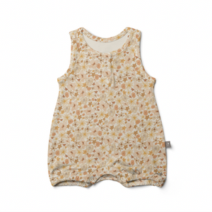 Viscose Organic Cotton Romper - Wildflowers