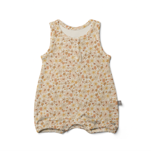 Viscose Organic Cotton Romper - Wildflowers