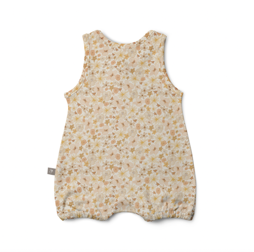 Viscose Organic Cotton Romper - Wildflowers