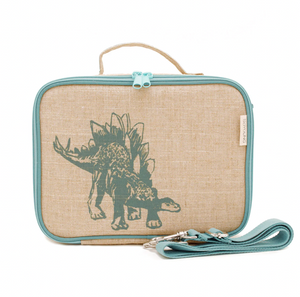 Lunch Box - Green Stegosaurus