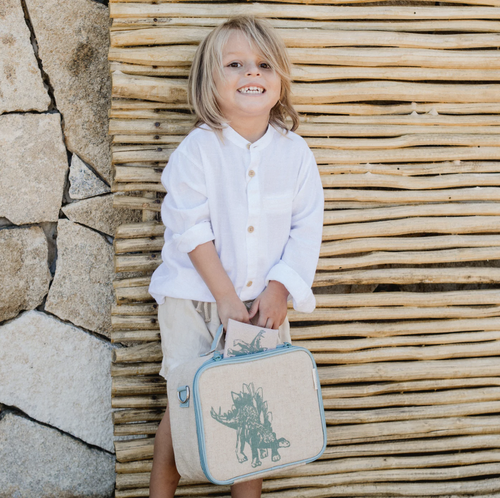 Lunch Box - Green Stegosaurus