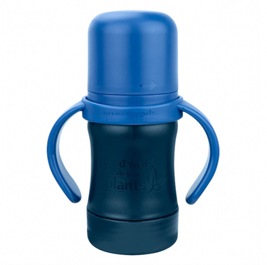 Sprout Ware Sip & Straw Cup in Navy - Eco-friendly sippy cup for toddlers, perfect for easy sipping and hydration.