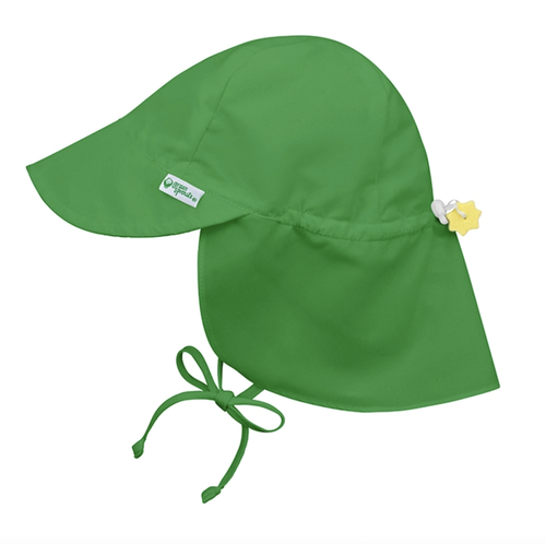 Baby Flap Sun Protection Hat - Green
