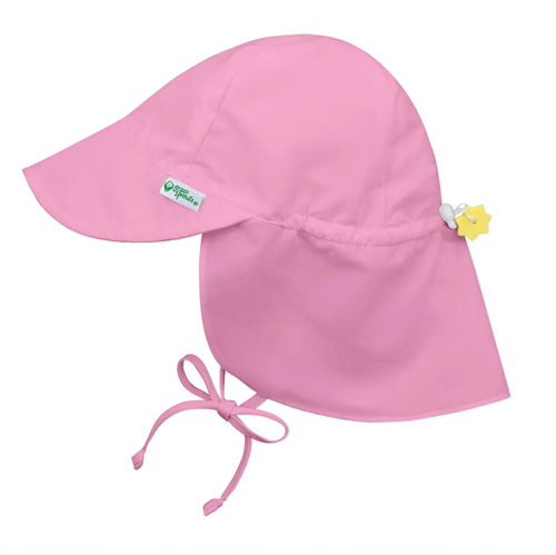 Baby Flap Sun Protection Hat - Pink