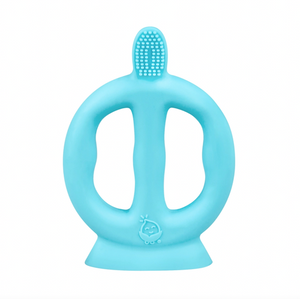 Silicone Learning Toothbrush - Aqua