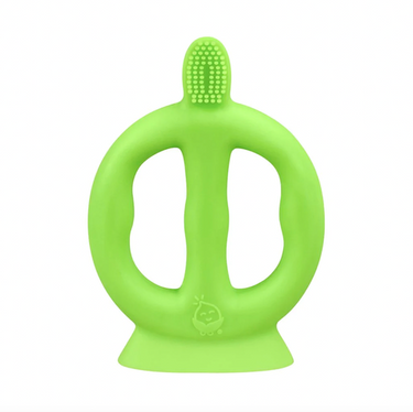 Silicone Learning Toothbrush - Green