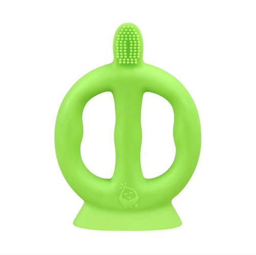 Silicone Learning Toothbrush - Green