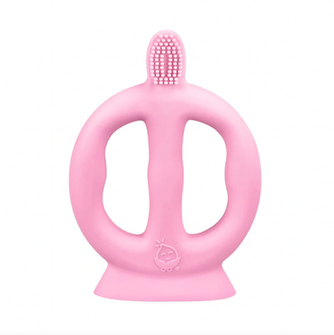 Silicone Learning Toothbrush - Pink