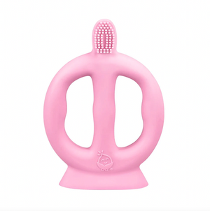 Silicone Learning Toothbrush - Pink