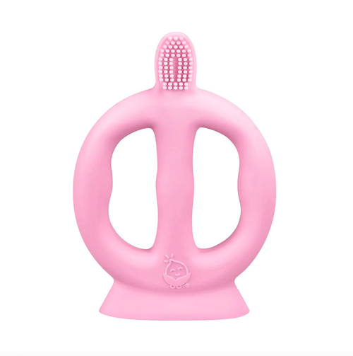 Silicone Learning Toothbrush - Pink