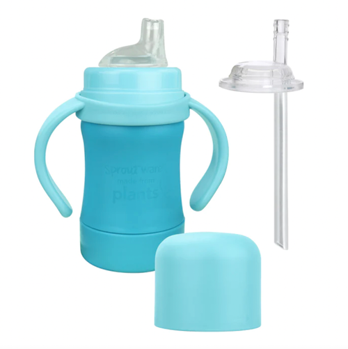 Sprout Ware Sip & Straw Cup - Aqua