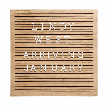Natural Wood Letterboard