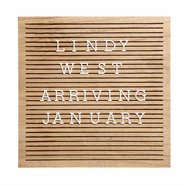 Natural Wood Letterboard