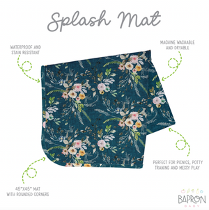 Waterproof Splash Mat - Boho Floral