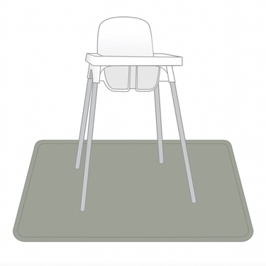 Waterproof Splash Mat - Minimalist Sage