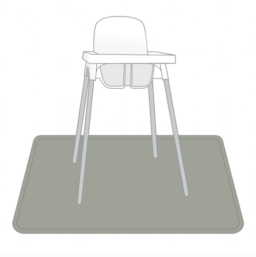 Waterproof Splash Mat - Minimalist Sage