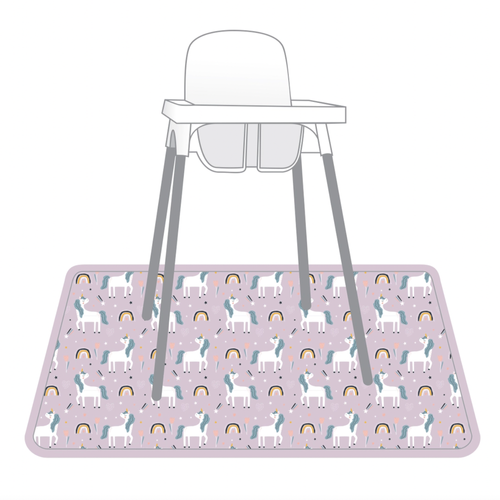 Waterproof Splash Mat - Unicorn Wishes