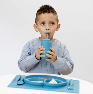 Happy Cup + Straw System- Blue