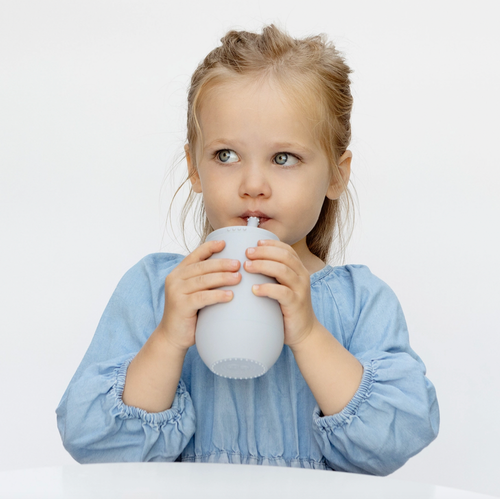 Happy Cup + Straw System- Pewter