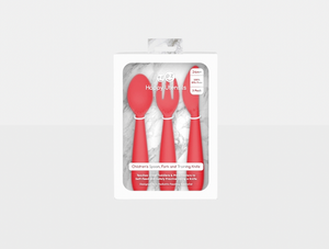 Happy Utensils- Coral