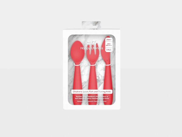 Happy Utensils- Coral