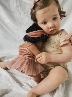 Bamboo Short Romper With Ruffle Detail