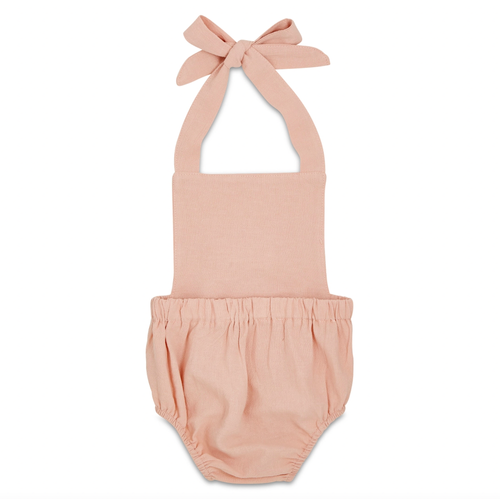 Summer Baby Romper - Blush