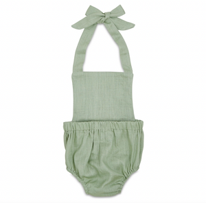Summer Baby Romper - Sage