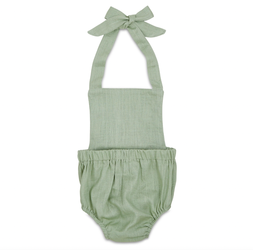 Summer Baby Romper - Sage