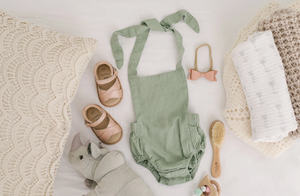 Summer Baby Romper - Sage