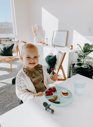 Toddler Fork & Spoon Set - Gray Dream
