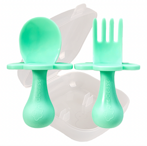 Toddler Fork & Spoon Set - Mint To Be