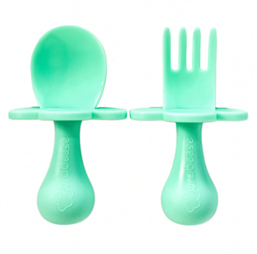 Toddler Fork & Spoon Set - Mint To Be