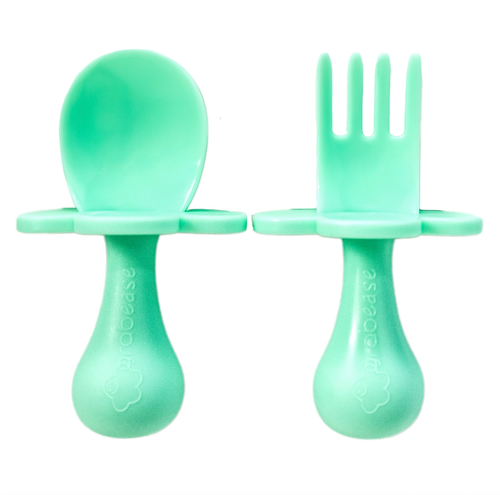 Toddler Fork & Spoon Set - Mint To Be