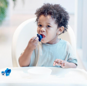 Toddler Fork & Spoon Set - You Drive Me Navy