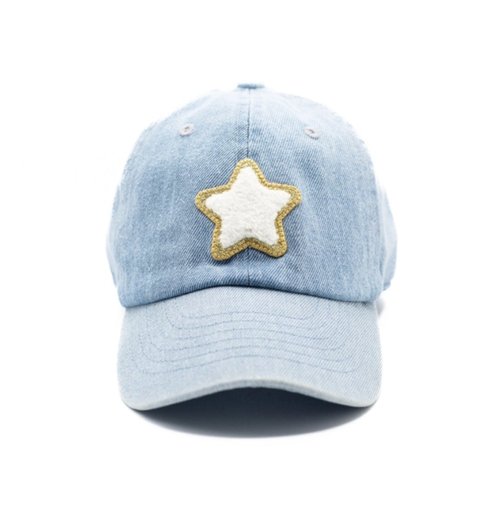 Toddler Terry Star Hat - Denim