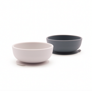 Kids Silicone Suction Bowl Set - Cloud/Storm