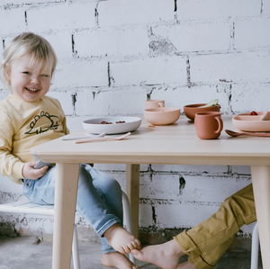 Kids Silicone Suction Plate Set - Cloud/Storm