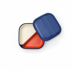 Kids Square Bento Lunch Box - Royal Blue