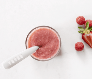 First Foods Silicone Spoons - Rose