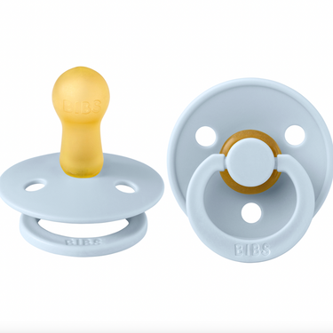 Latex Colour Pacifier - Size 1 (2-Pack) Baby Blue