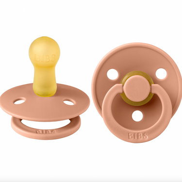 Latex Colour Pacifier - Size 1 (2-Pack) Peach