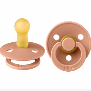 Latex Colour Pacifier - Size 1 (2-Pack) Peach