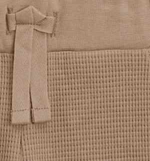 Nelson Waffle Knit Joggers - Truffle