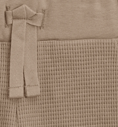 Nelson Waffle Knit Joggers - Truffle