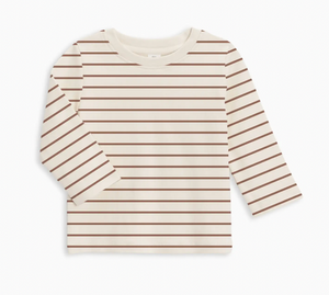 Turk Long-Sleve Crew Neck Shirt - Griff Stripe/Cedar