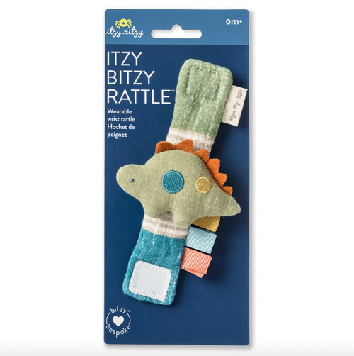 Bitzy Wrist Rattle - Dino