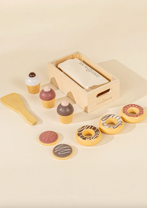 Wooden Pastry Playset