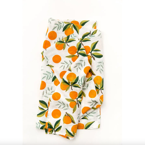 Fresh Clementine Swaddle