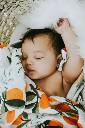 Fresh Clementine Swaddle
